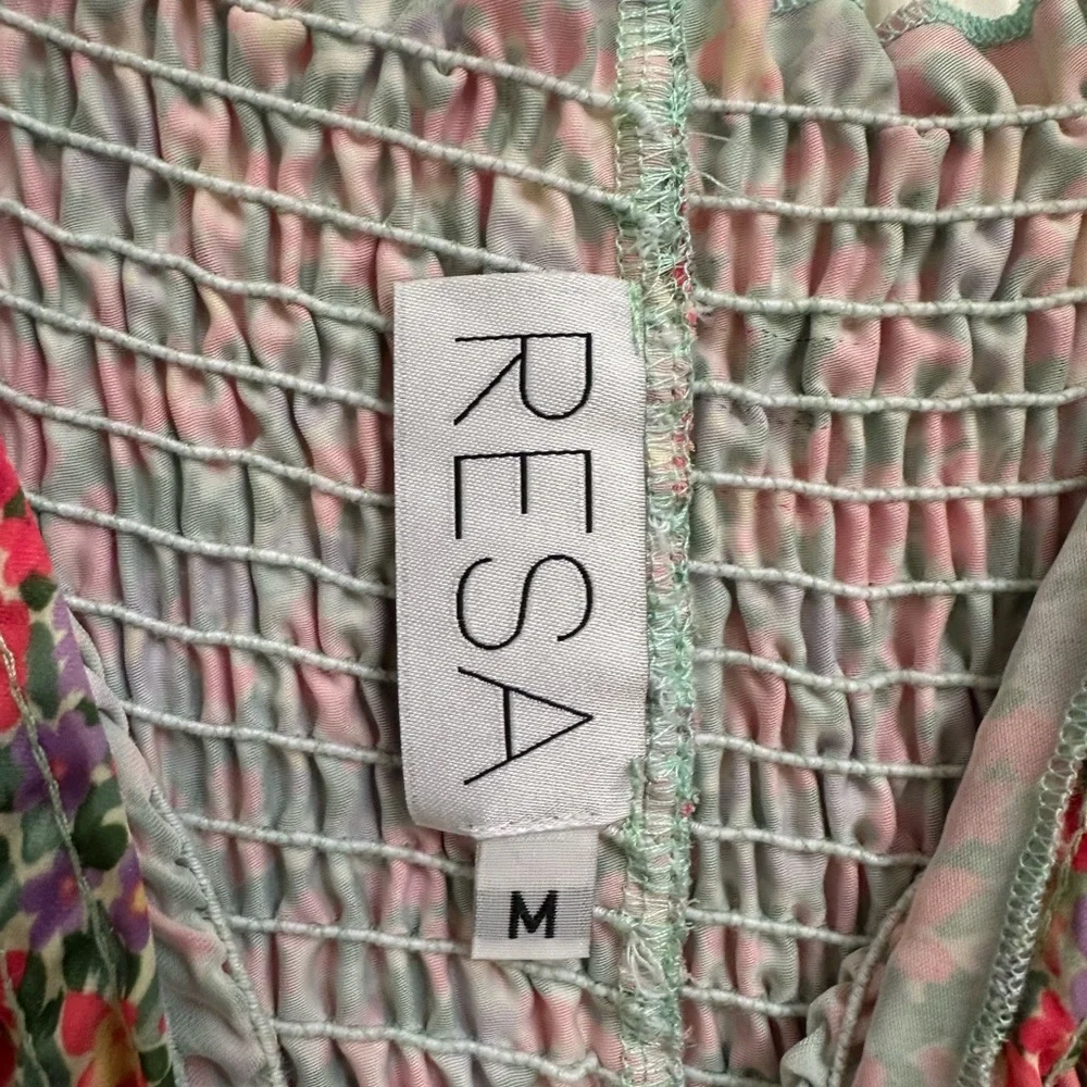 RESA Pastel Floral Smocked Dress - Picture 4 of 6